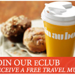 Join Au Bon Pain for a Free Travel Mug, Birthday Lunch & Gift